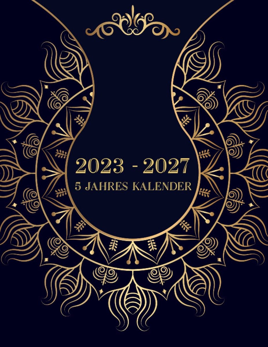 SnelShoppen - 2023 - 2027 5-Jaren Kalender, 60-Monats Jaarplanner, Maandkalender, Agenda-Planer, Tijdschema en Feestdagen Planner, Perfect voor Organi