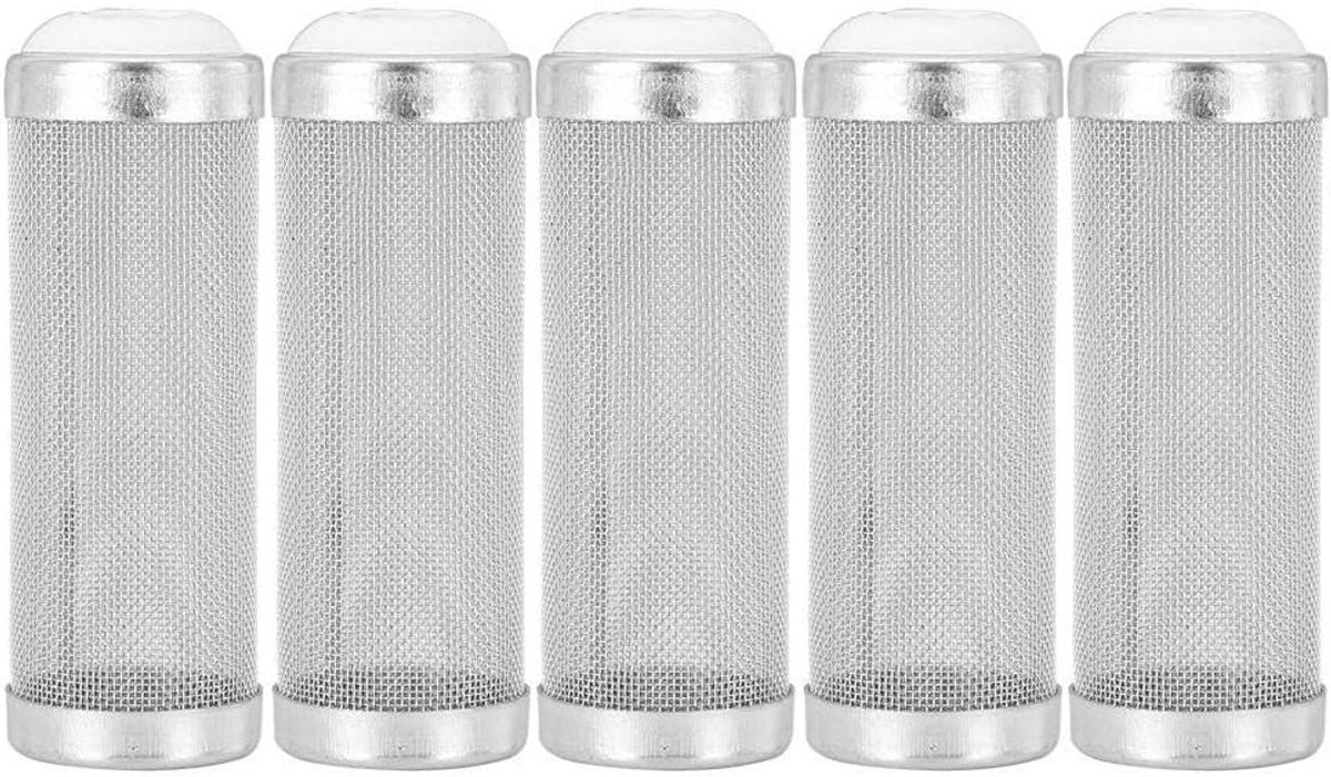 5 stuks roestvrijstalen filter vis garnalen veilige bescherming
