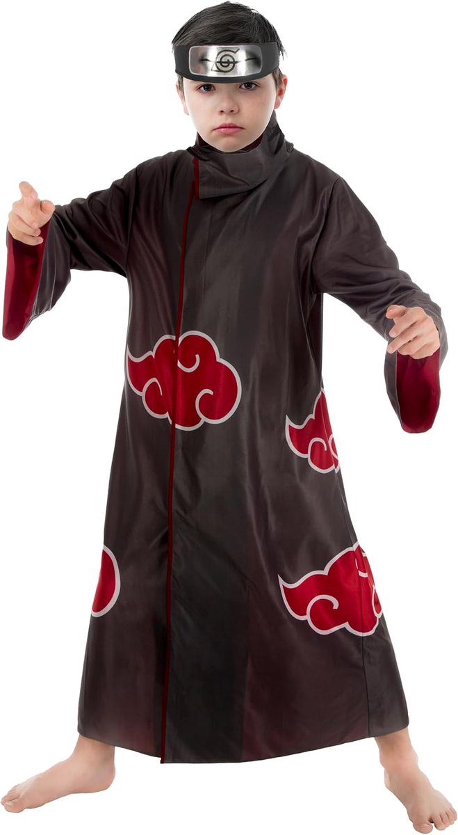 Itachi Uchiha-kostuum voor kinderen, cosplay-anime-outfit Officiële