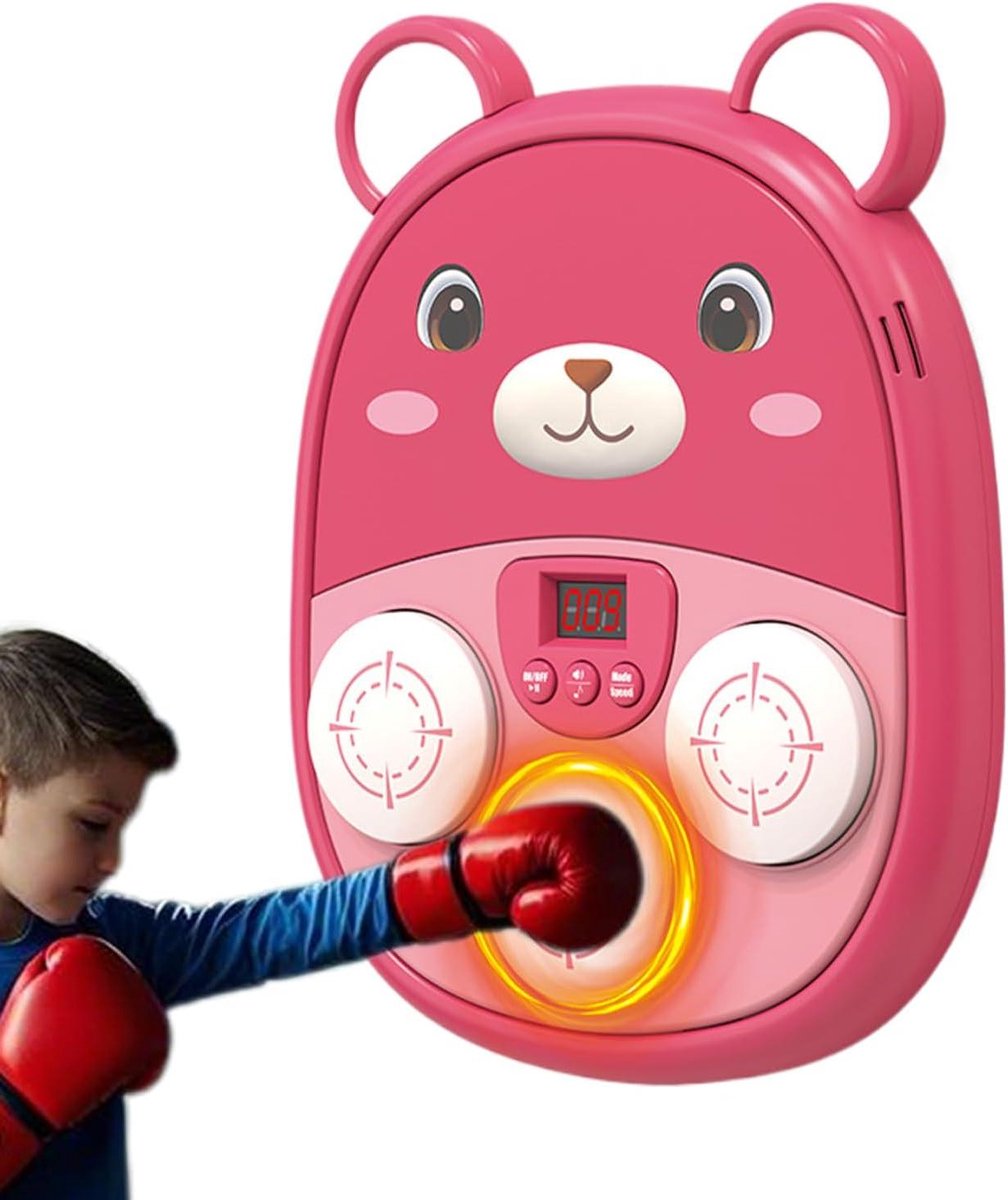 Boksapparaat - Boksmuur Target - Thuis Workout - Muziek Geïntegreerd - Niet Gespecificeerd - Rood