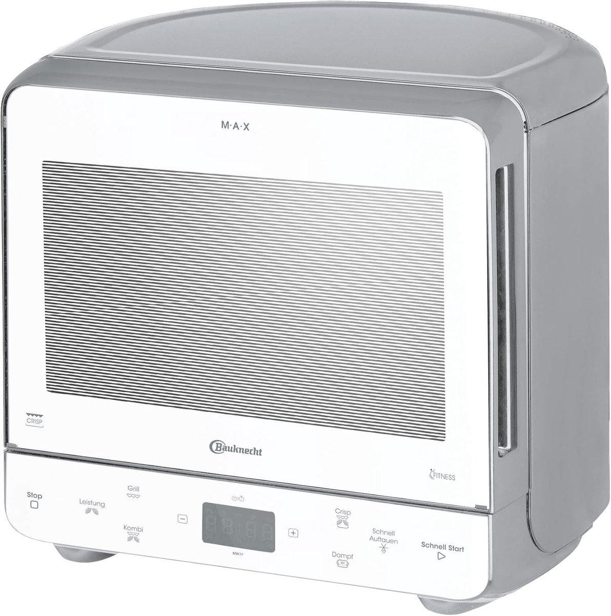 SnelShoppen - Magnetron en Grill Combinatie 700 W, Compacte Hoekvorm, 13 Liter, Stoomkookfunctie, Crisp Systeem, Snelle Ontdooifunctie voor Keuken en