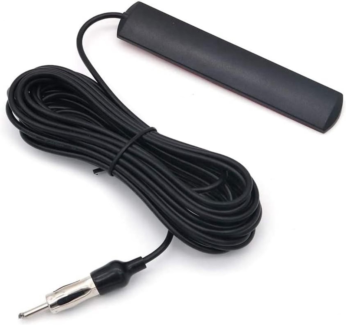 autoradio antenne auto universele FM-radio-antenne patch zwarte antenne signaalversterker 85-112MHZ 5M kabel