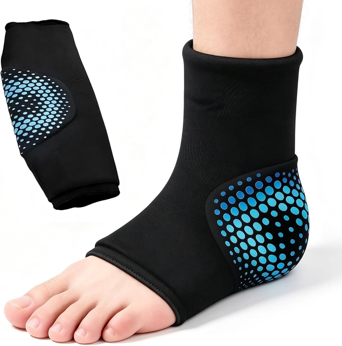 voet enkels gel koelpads, koelmanchet voet, koelbandage enkel pijnverlichting, voor koudeverpakking, enkelverstuikingen bij plantaire fasciitis, zwelling gel-ijszak