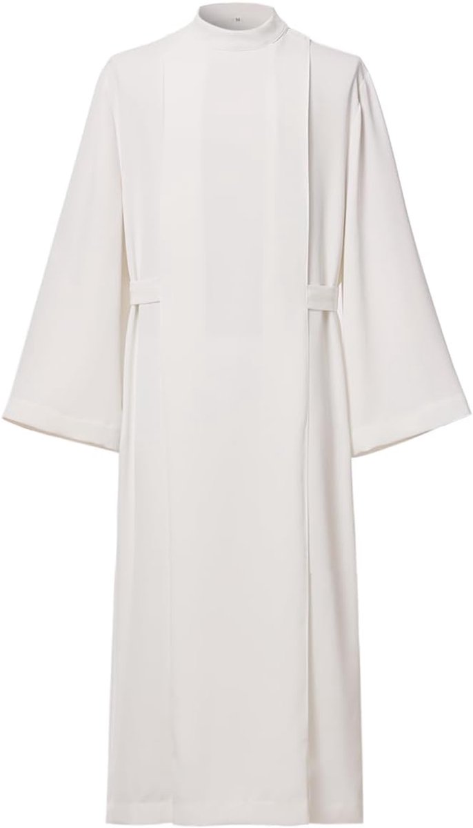 Priester Clergy Alb Plooien Front Wrap Alb Vestments