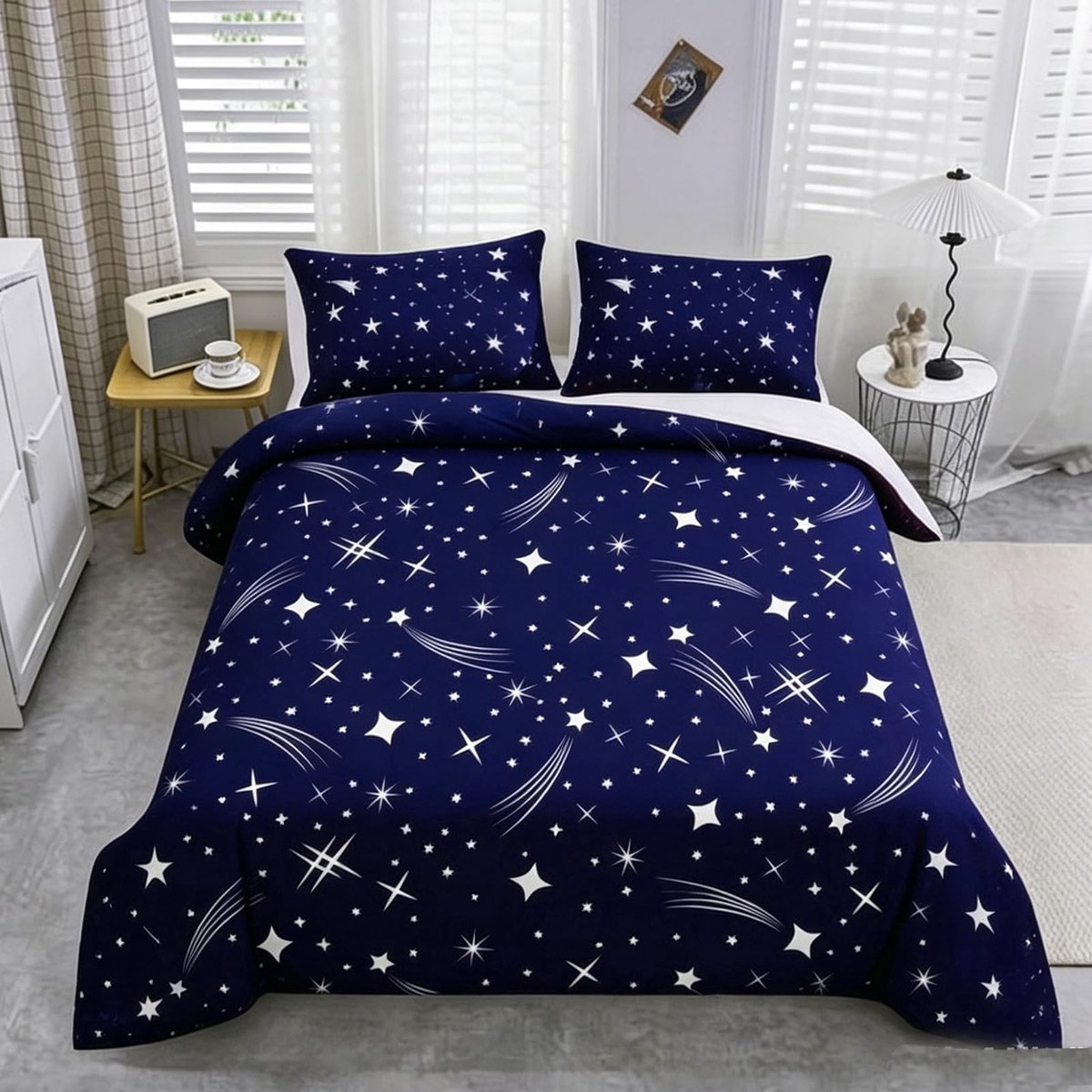 Omgoods - Sterrenhemel Beddenset 220 x 240 cm Microvezel