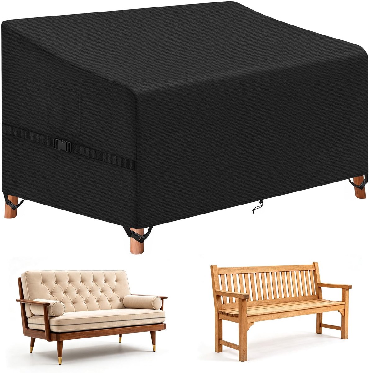Omgoods - Tuinmeubelhoes voor 4-Zits Sofa - Duurzaam en Weerbestendig