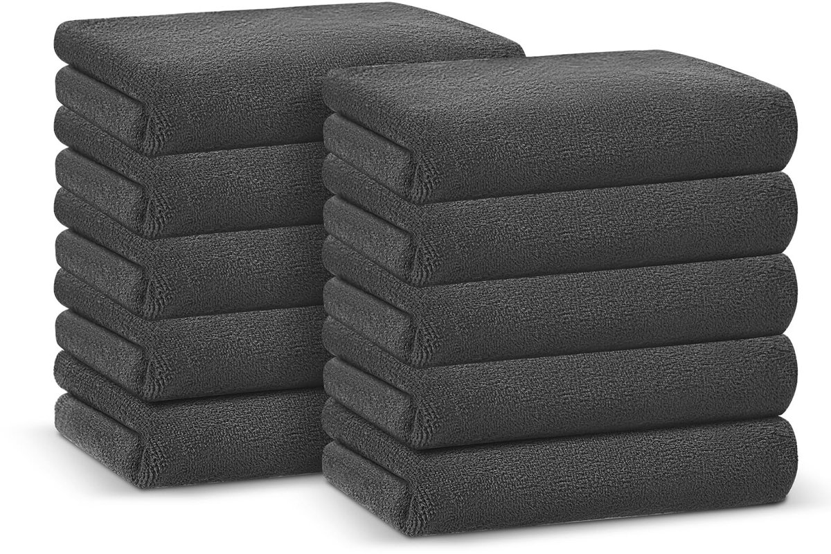 Omgoods - Handdoeken Set - Grijs, Ideaal voor Badkamer en Spa