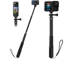 92 cm Uitbreekbaar Waterdicht Selfie Stick voor GoPro Hero 13 12 11 10 9 Max DJI Osmo 360 Action 5 Pro 4 3 Insta360 X5 X4 X3 Ace Aluminium Legering Handheld Polsstok Monopod Action Cam Onderwater