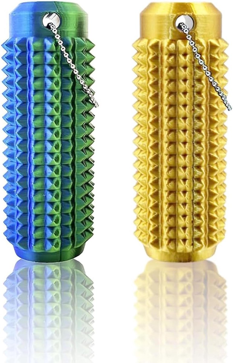 Ouchies Fidget Toys 3D-geprint puntig sensorisch speelgoed voor pijnstimulatie met sleutelhanger, stress- en angstverlichting, concentratiehulp voor volwassenen