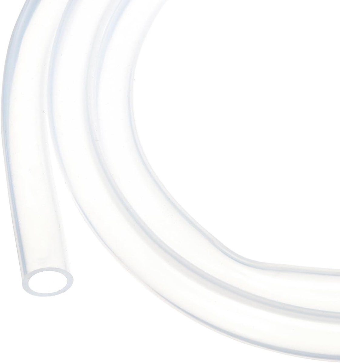 2 m (6,5 voet) Siliconen slang 9 mm ID 12 mm OD Heldere industriële kunststof slangen Pure siliconen slangen voor pomp Sifonering Drainage Irrigatie Brouwen, 3/8" x 1/2"