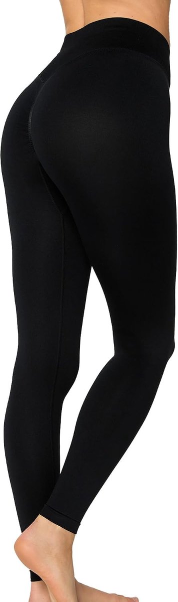 Leggings Scrunch Leggings Nahtlose & Blickdichte Highwaist Leggings Breiter Bund Figurformend An Po Und Taille Dehnbar Push Up