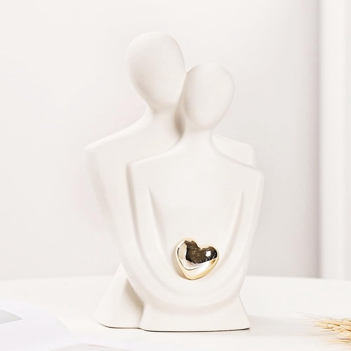 Omgoods - Koppelsculptuur - Moderne Abstracte Beeldjes voor Thuisdecoratie