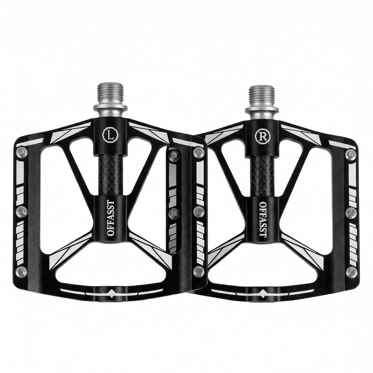 Omgoods - Ultralight Carbon MTB Pedals - Lichtgewicht Aluminium Fietspedalen
