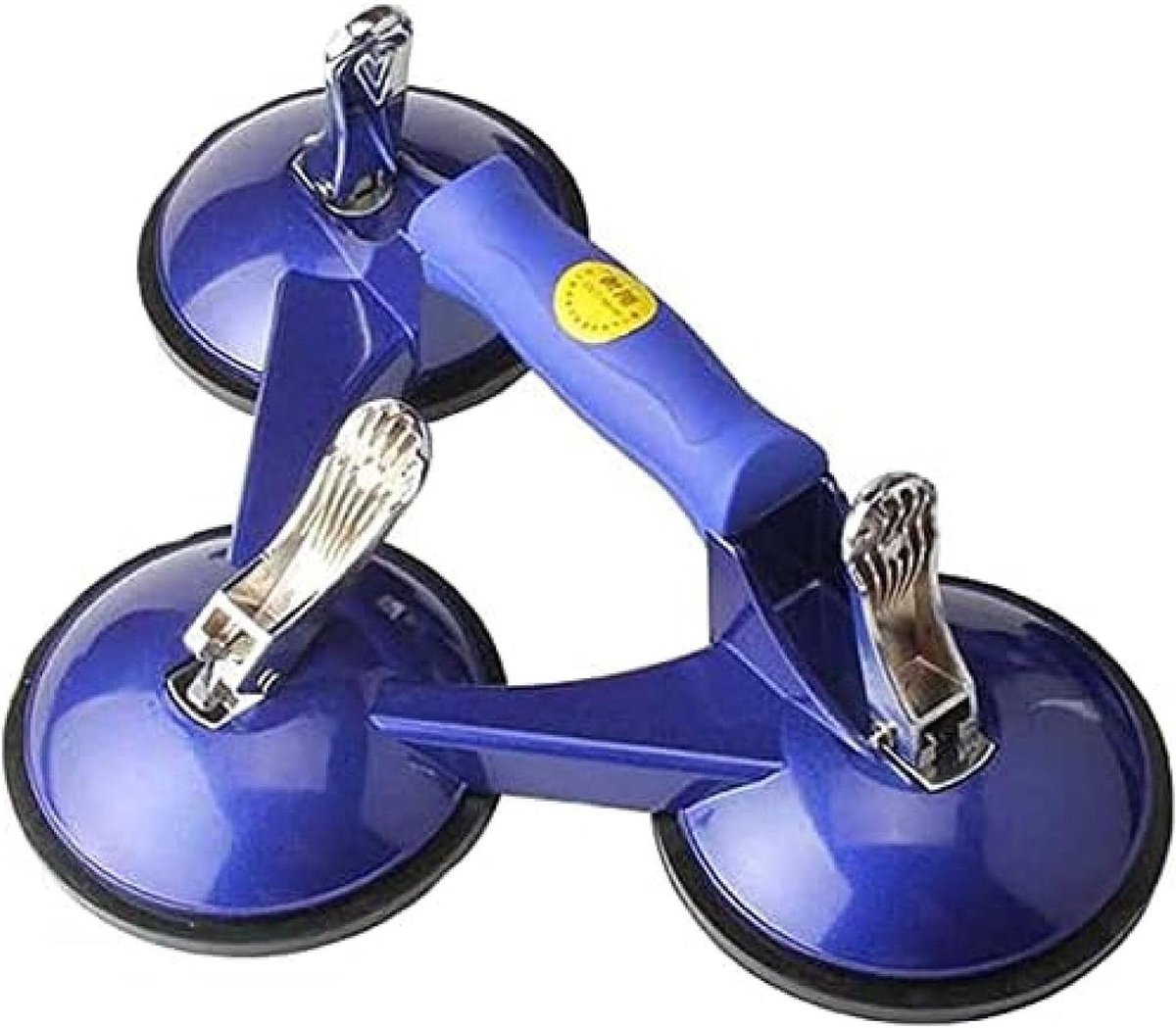 Dubbele Glaszuignap - Handgereedschap Tilhulp - Materiaal Verplaatsen - Dubbele Zuignappen - Max 360 Lbs - Blauw