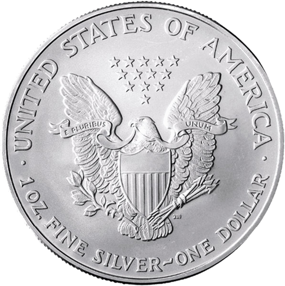 American Silver Eagle - Zilveren Munt - 1 Troy Ounce - 99,9% Zilver - 31,1 Gram