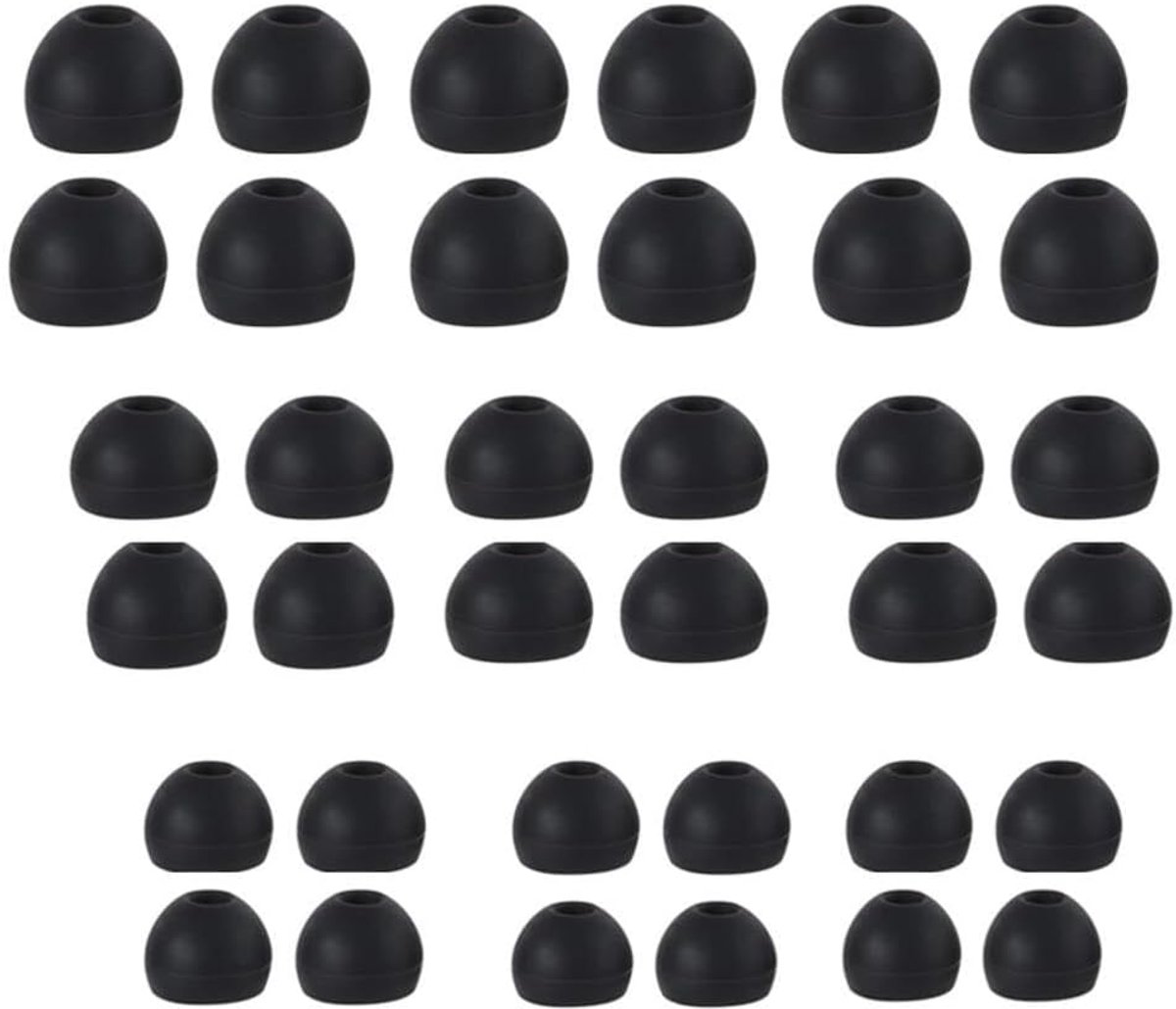 SnelShoppen - 18 Pairs Vervangende Silicone Oorkussens voor In-Ear Hoofdtelefoons 4.5-6mm, 3 Maten, Ultra-Zacht, Lichtgewicht, Comfortabel, Perfect vo