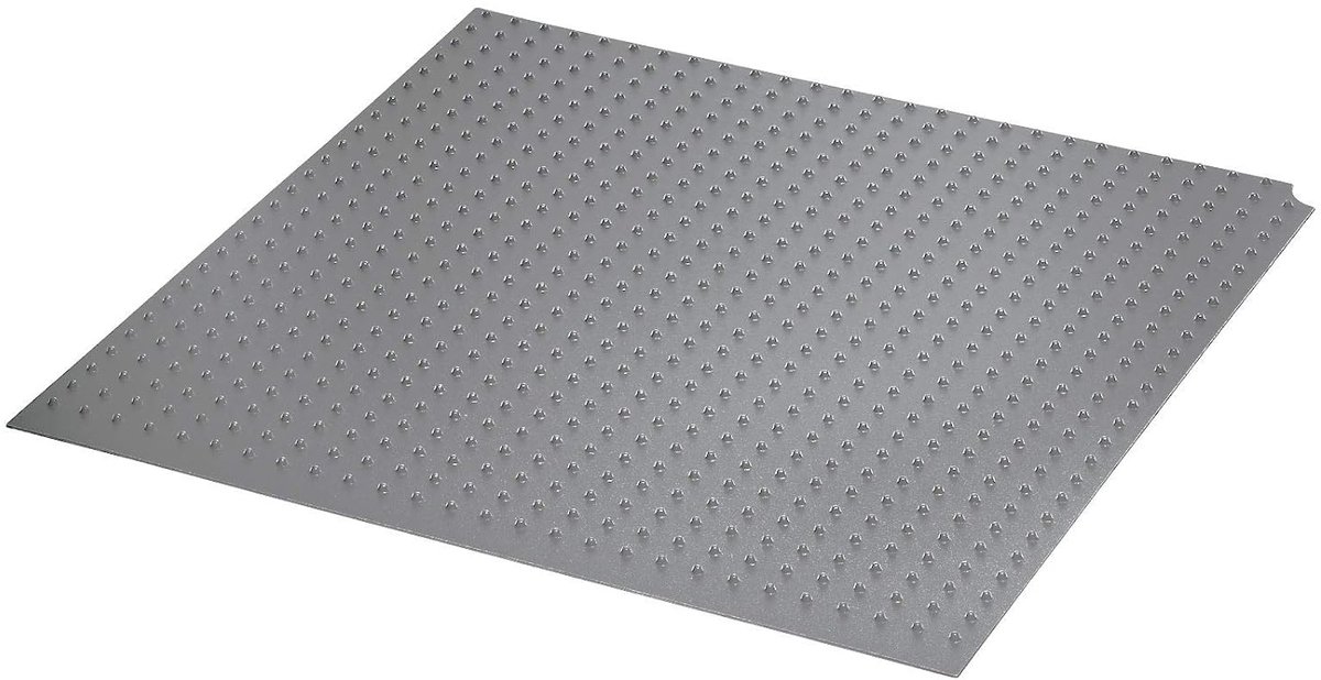 SnelShoppen - Ninka eins2vier basisplaat aluminium grijs 500 mm breed voor Tandembox, robuust, makkelijk te reinigen, flexibele gebruiksmogelijkheden