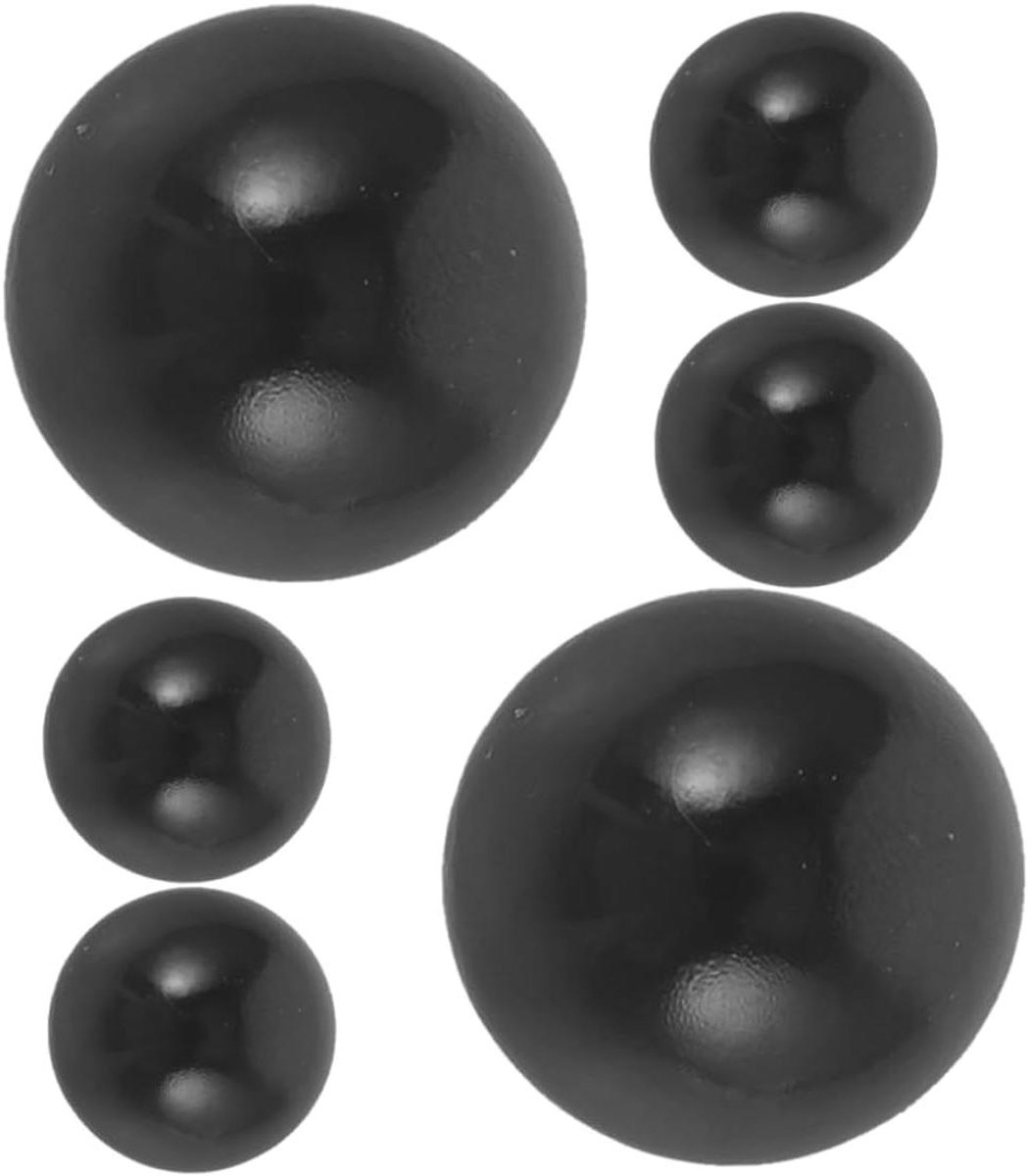 Pinball Vervangingsballen - Speelgoed Ballen Set - Tafelspel Onderhoud - Universele Compatibiliteit - 1.8 cm - Zwart