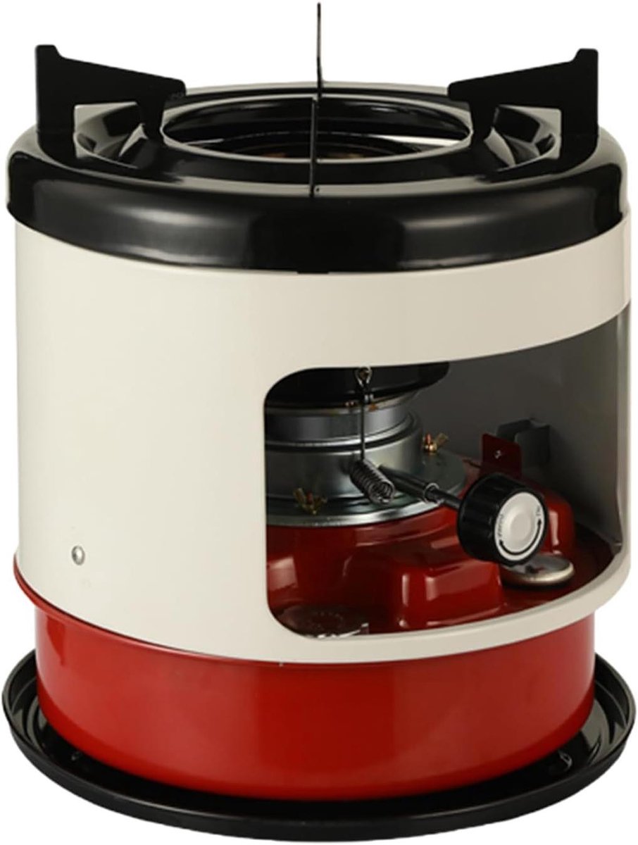 Petroleum Kooktoestel - Draagbare Heater - Outdoor Koken - Efficiënt Energieverbruik - 42H cm - Zilver