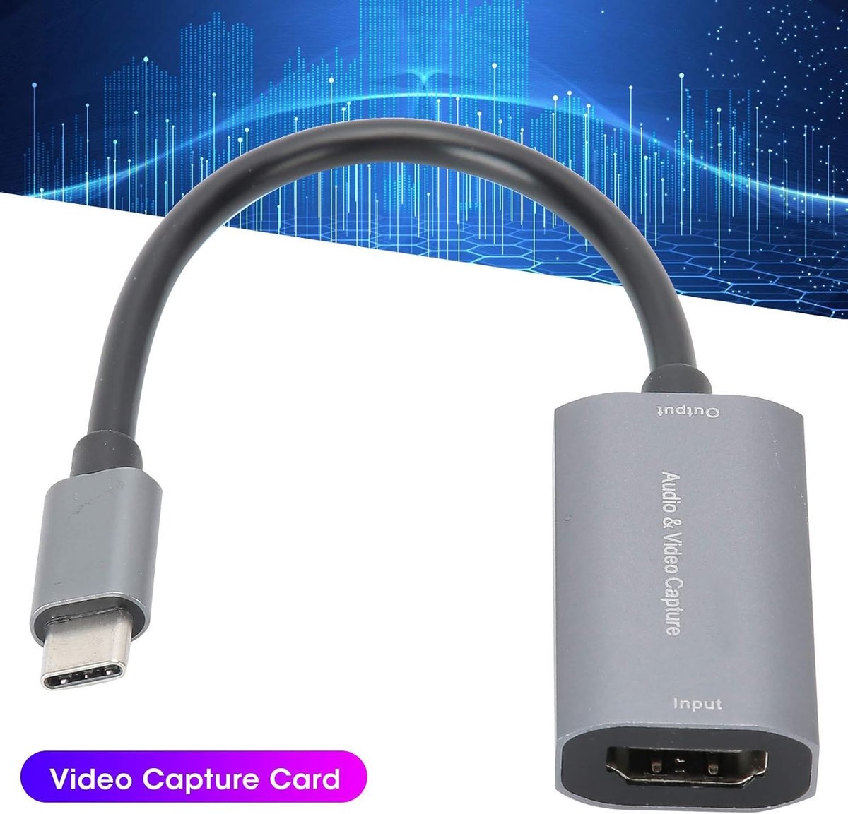 USB-C naar HDMI Video Capture Card - Zilvergrijs - 4K Opname - Compact - Voor Gamers en Streamers thumbnail 7