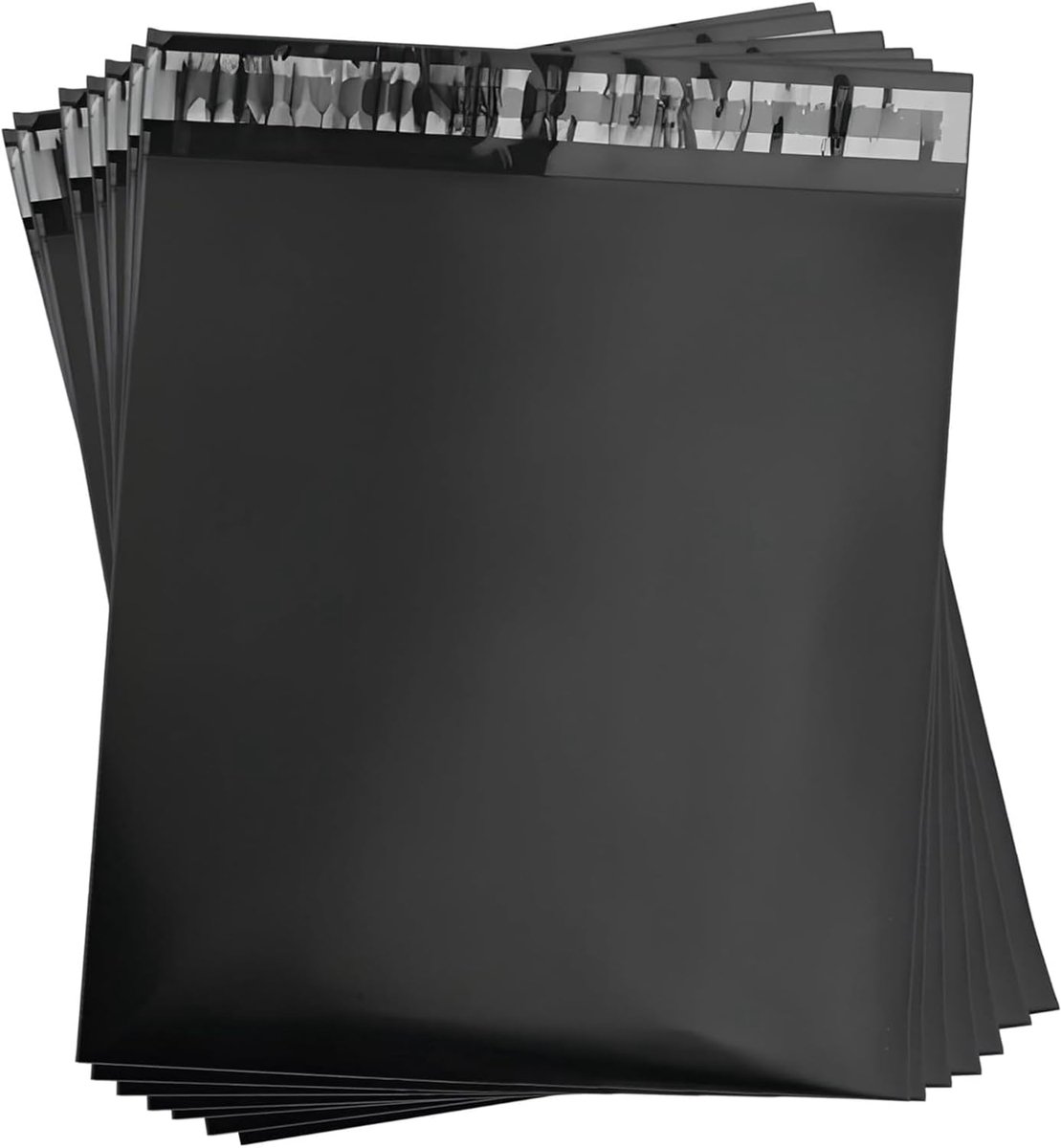SnelShoppen - 100 Plastic Verzendzakken 22.9 x 30.5 cm - Zelfsluitend, Opaque, Waterdicht, PE Materiaal, Robuust, Voor Verzending en Opslag