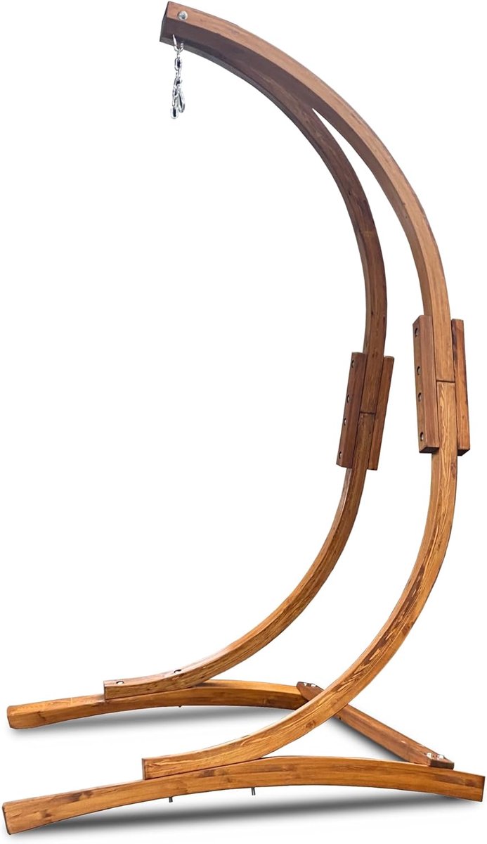 SnelShoppen - Houten Stand voor Buiten en Binnen - Belastbaarheid 120 kg - 120x120x210 cm - Ideaal voor Tuin, Camping, Feesten en Evenementen