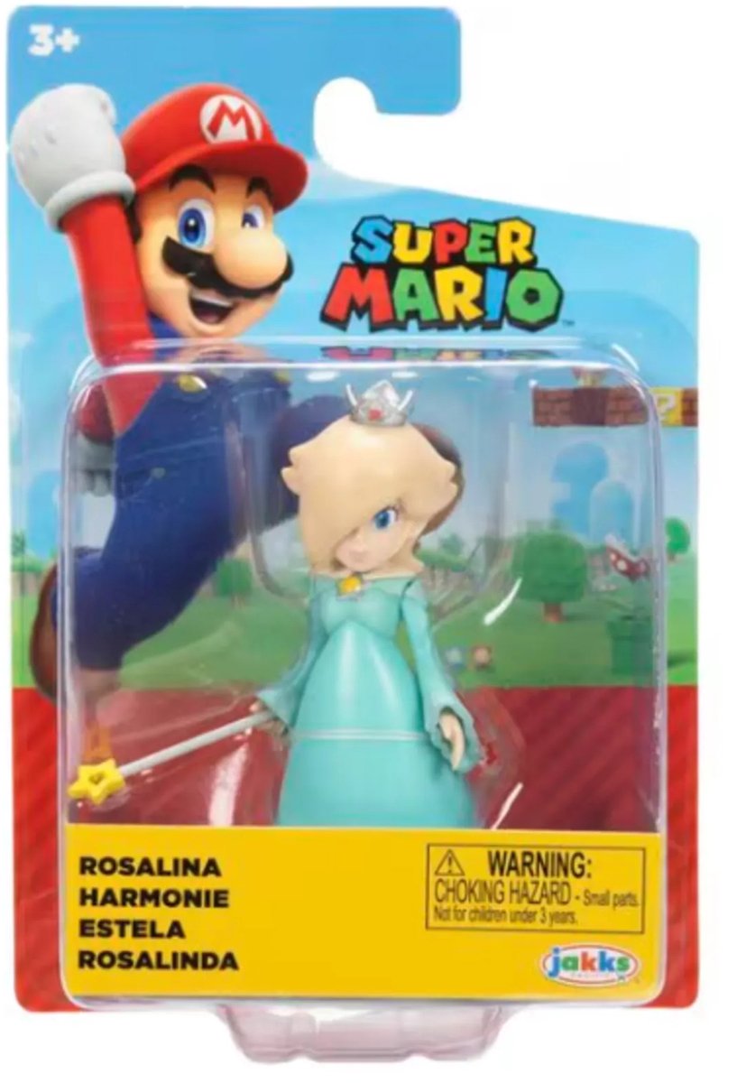 Super Mario Rosalina mini figuur 6 cm - Videogame Merchandise