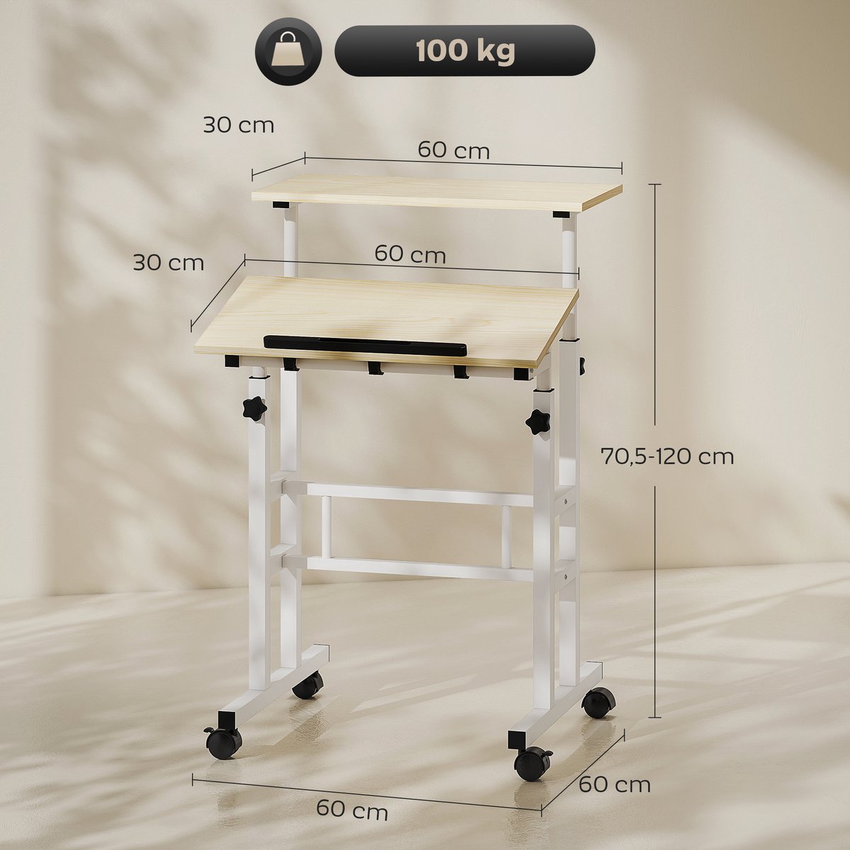 Verstelbaar Bureau - Werktafel thumbnail 5