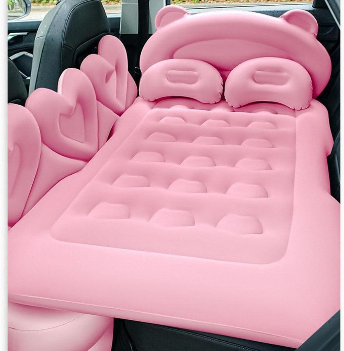 Automatras - Luchtbed Auto - Reizen - Specifiek voor BMW - 10x10x10 mm - D-Roze