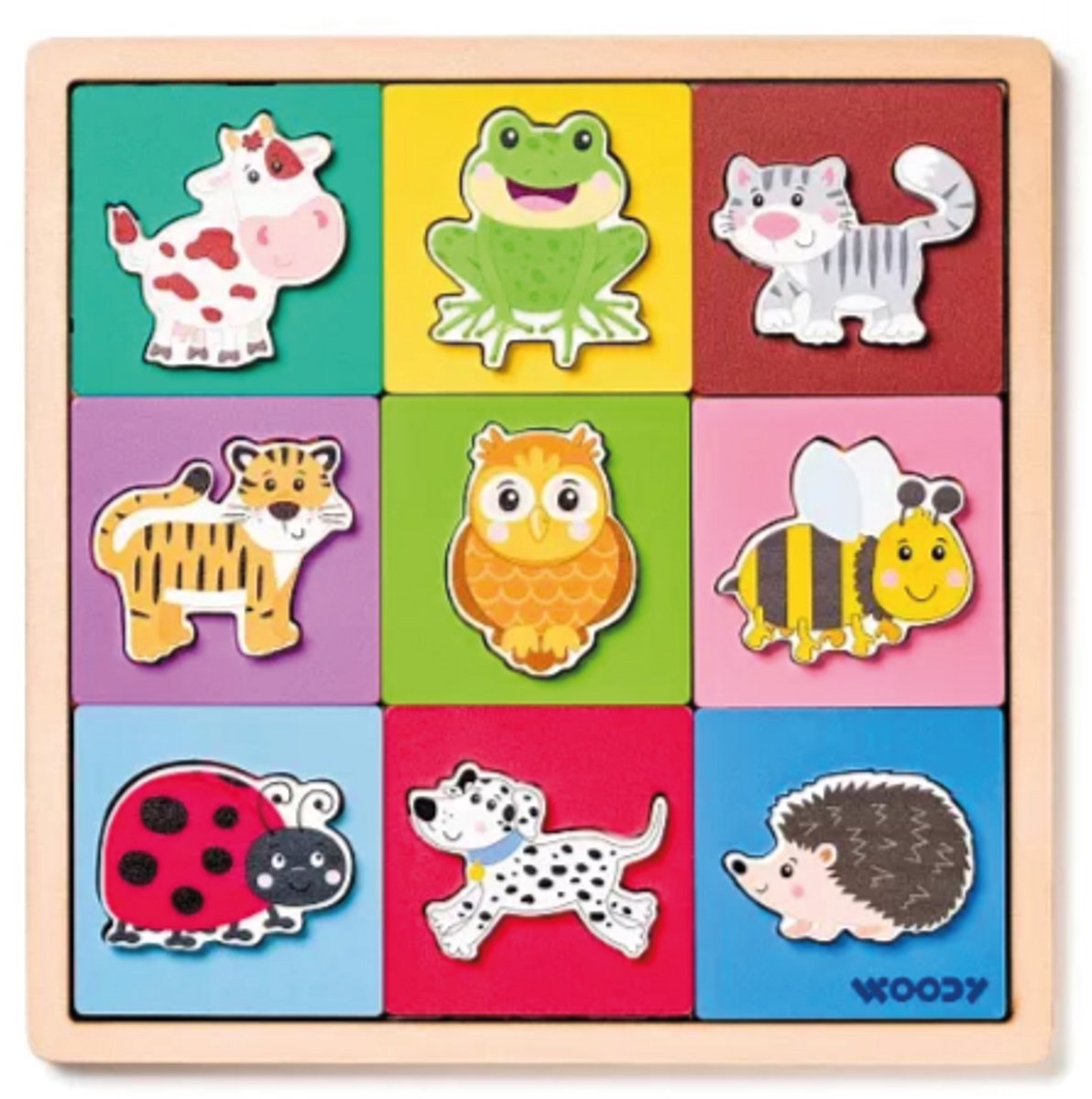 Woody dierenpuzzel + items