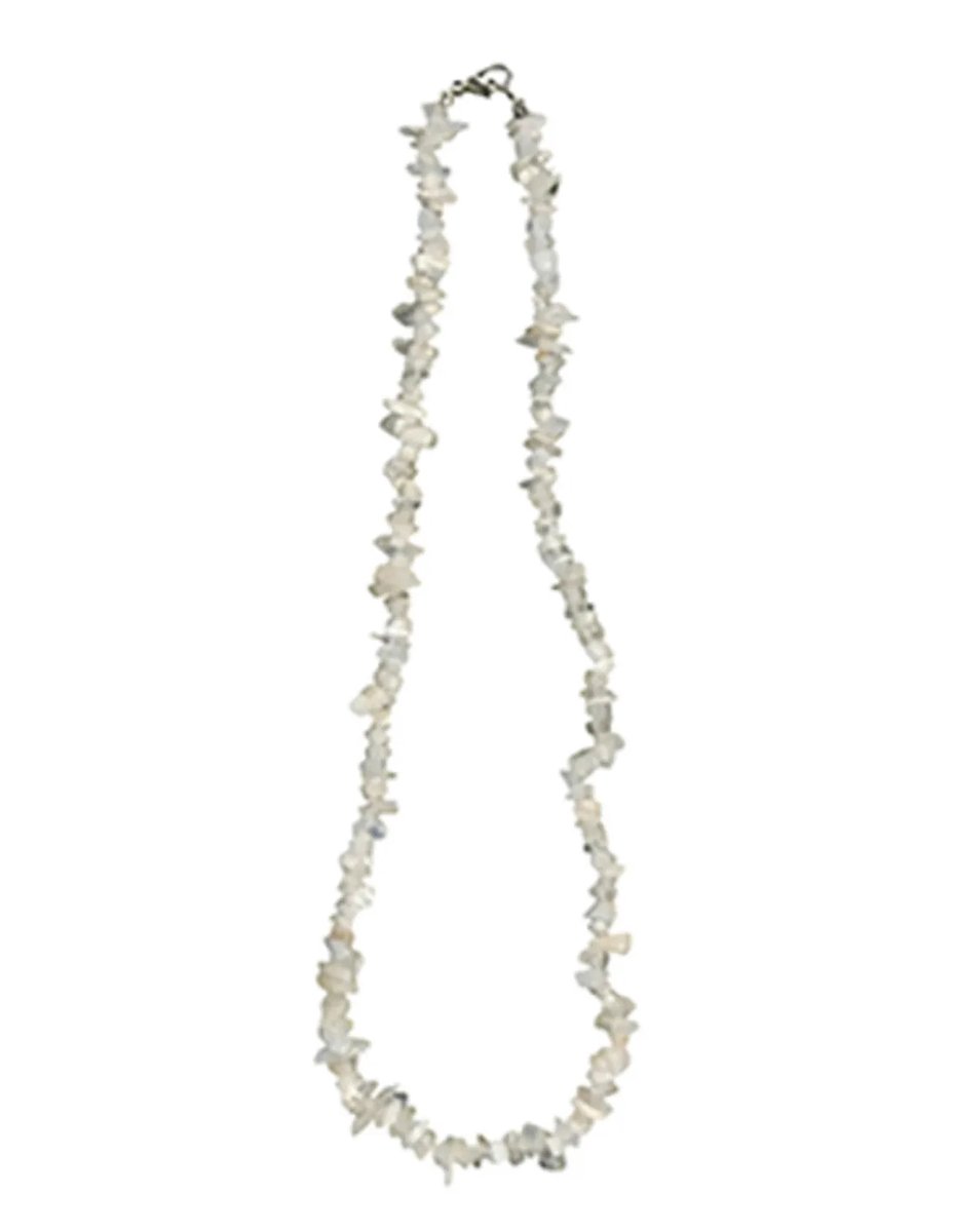 Maansteen wit splitketting