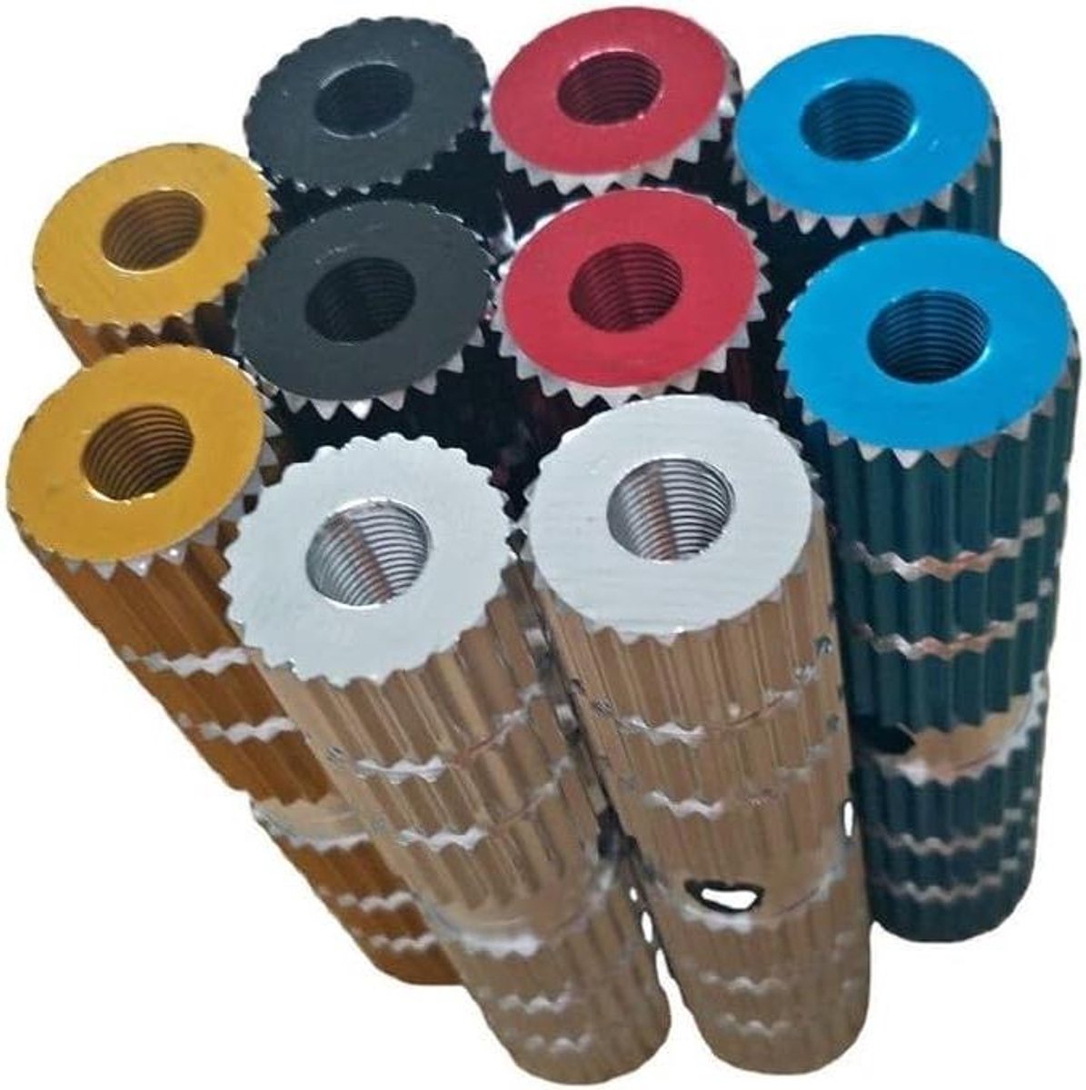Fiets Voetsteunen - Fietspennen Achteras - Extra Passagiers - Anti-slip Golf Groef - 70 mm 100 mm - Zwart