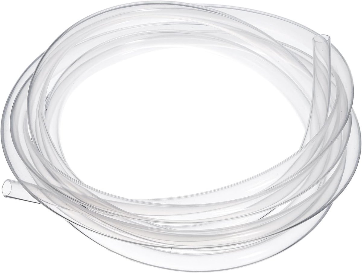 Siliconen slang, 9 mm ID x 11 mm buitendiameter (3 meter) - rubberen slang bierslang flexibel, geschikt voor levensmiddelen en transparant voor drinkwater, huishouden en industrie