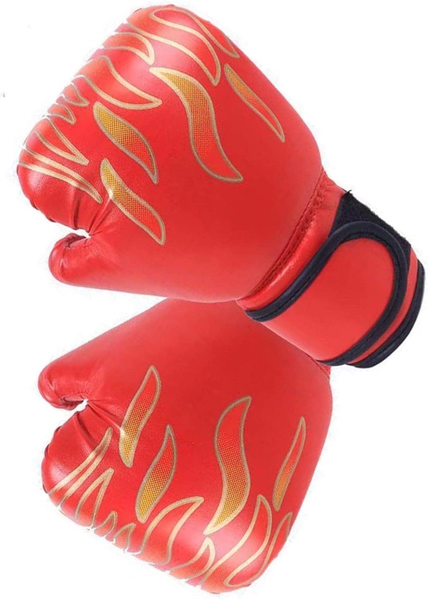 Bokshandschoenen - Trainingshandschoenen - Kickboksen - Scheurbestendig materiaal - 20 x 15 x 5 cm - Rood