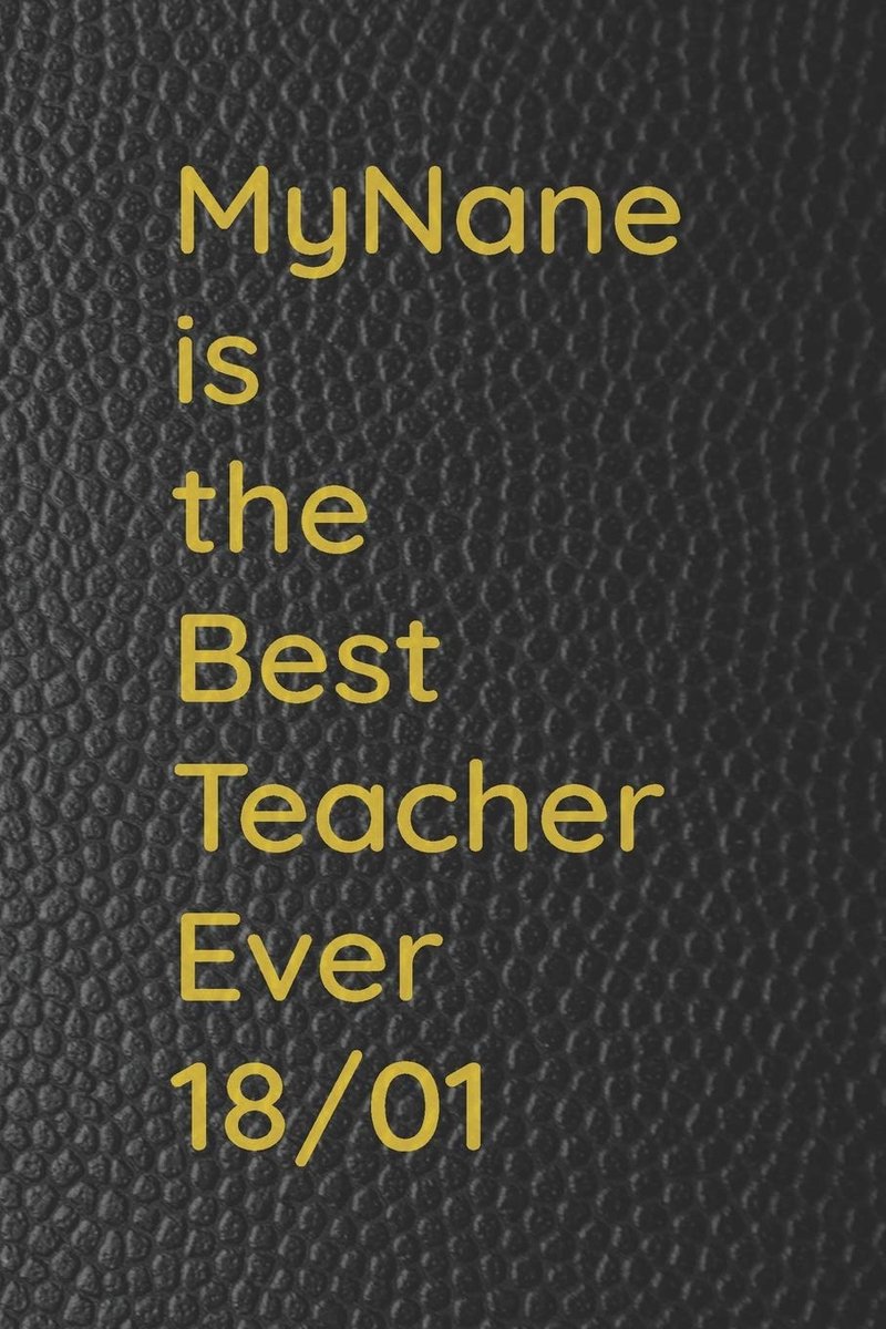 notebook teacher