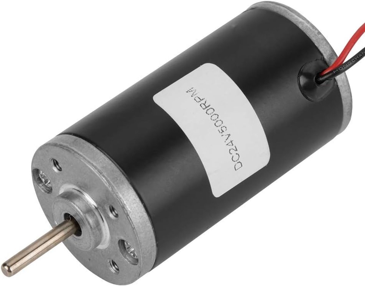 Motoren, permanente magneet 31ZY 6V / 12V / 24V 3500-8000RPM hoge snelheid CW/CCW-permanente magneet DC-motor voor DIY-generator (24 V 5000 omw/min)