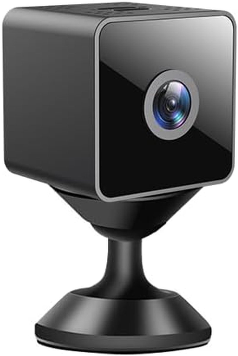 Mini Beveiligingscamera - Verborgen Camera Nachtzicht - Thuisbewaking Opnemen - 4K HD Resolutie - 35x35x35 mm - Zwart