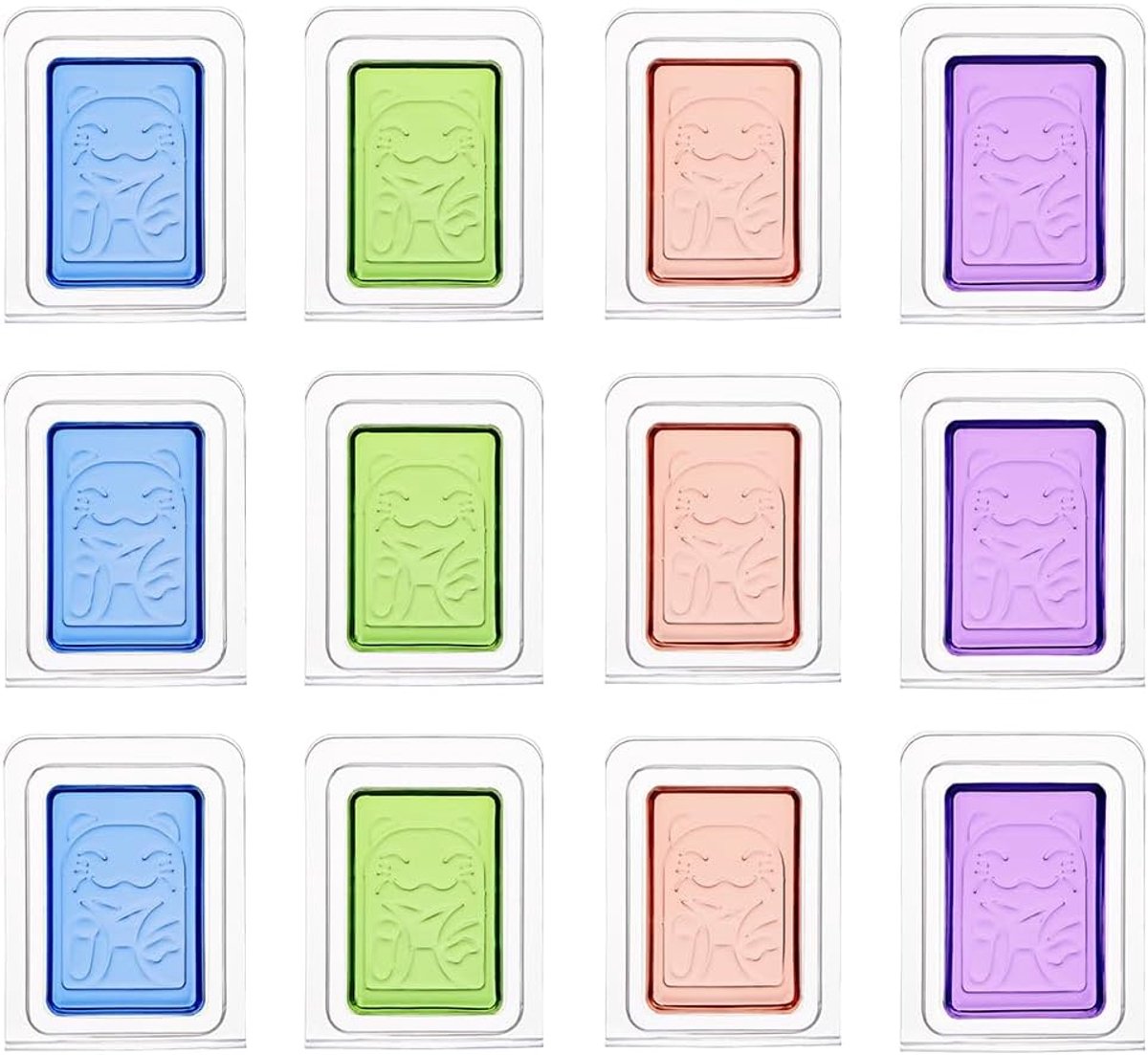 Set van 12 prullenbakdeodorizers, prullenbak, deodorizer, luchtverfrisser, meerdere geuren, voor prullenbakken, badkamers, schoenenkastjes, woonkamer en kasten