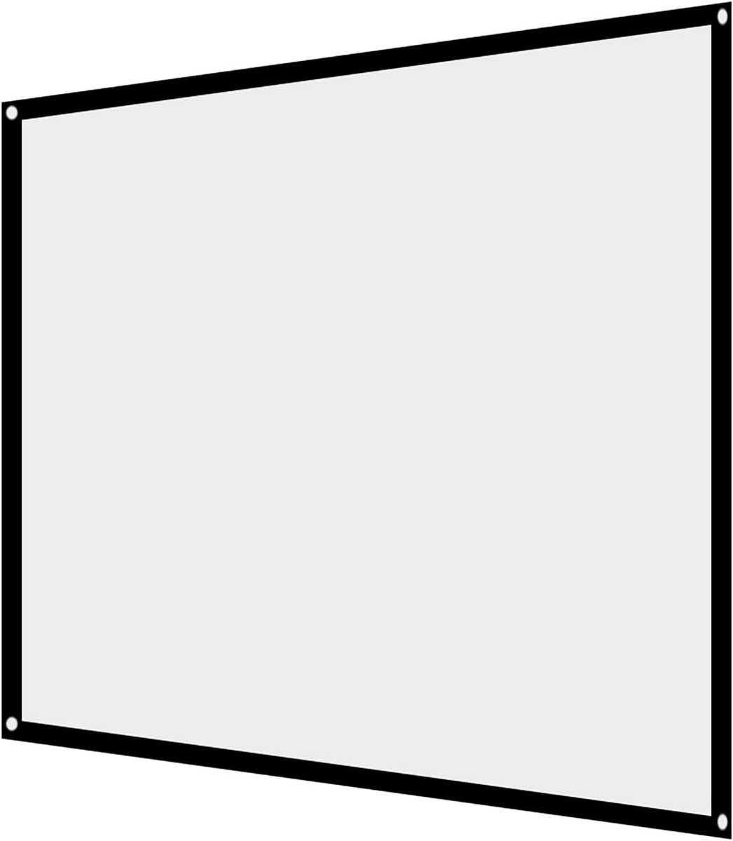 SnelShoppen - Projectiescherm 60-100 Inch Vouwbaar 4:3 voor Buitenbioscoop en Camping - Duurzaam Polyester, Lichtgewicht en Handzaam