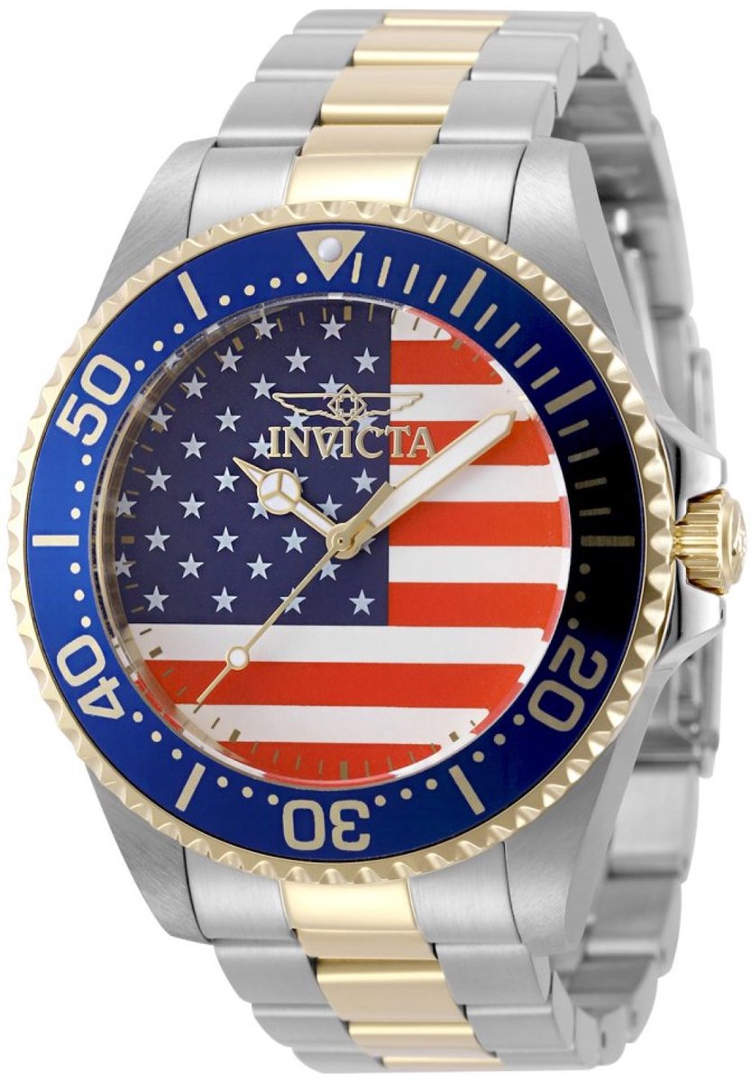 Invicta Pro Diver 50417 Heren Quartz Horloge - 45 mm