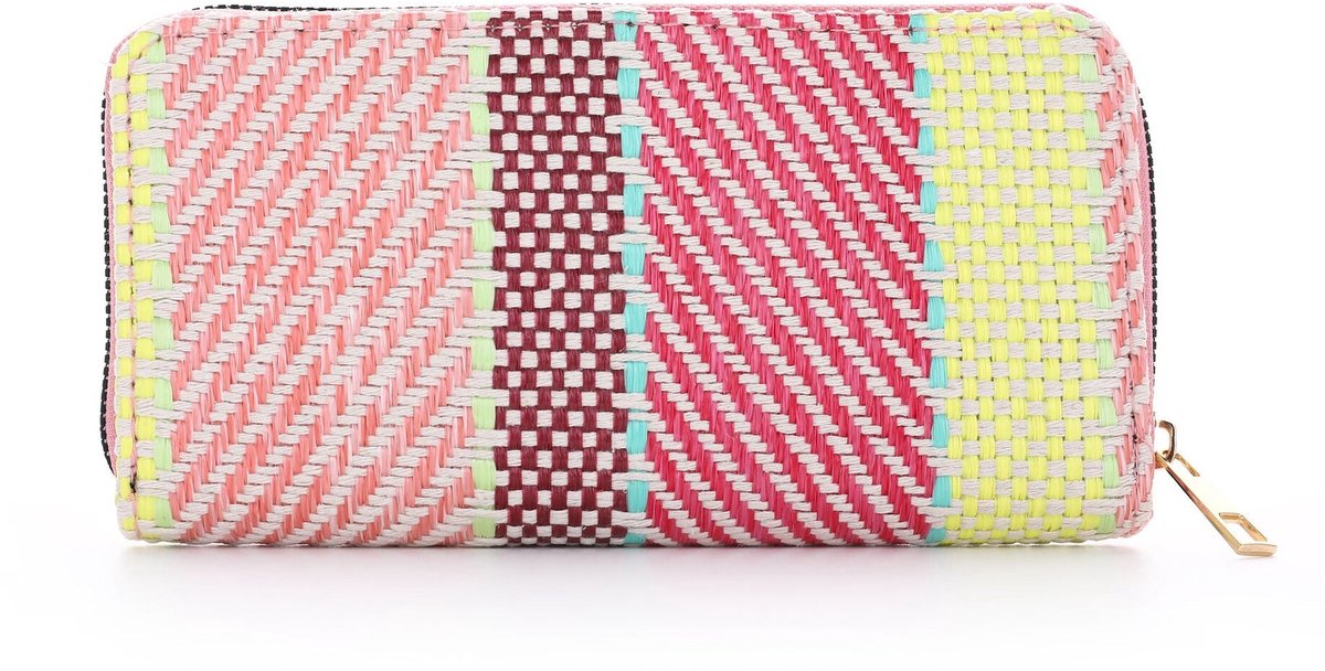 Sunset Fashion Portemonnee Klassiek Zomer fuchsia 20x10cm