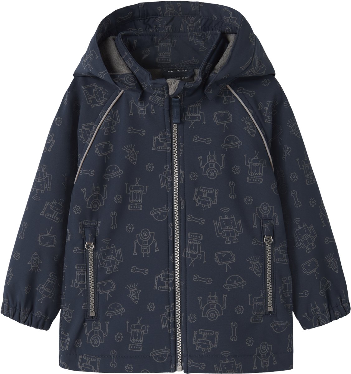 NAME IT - NMMALFA08 SOFTSHELL JACKET REF AOP FO1 Heren Jas