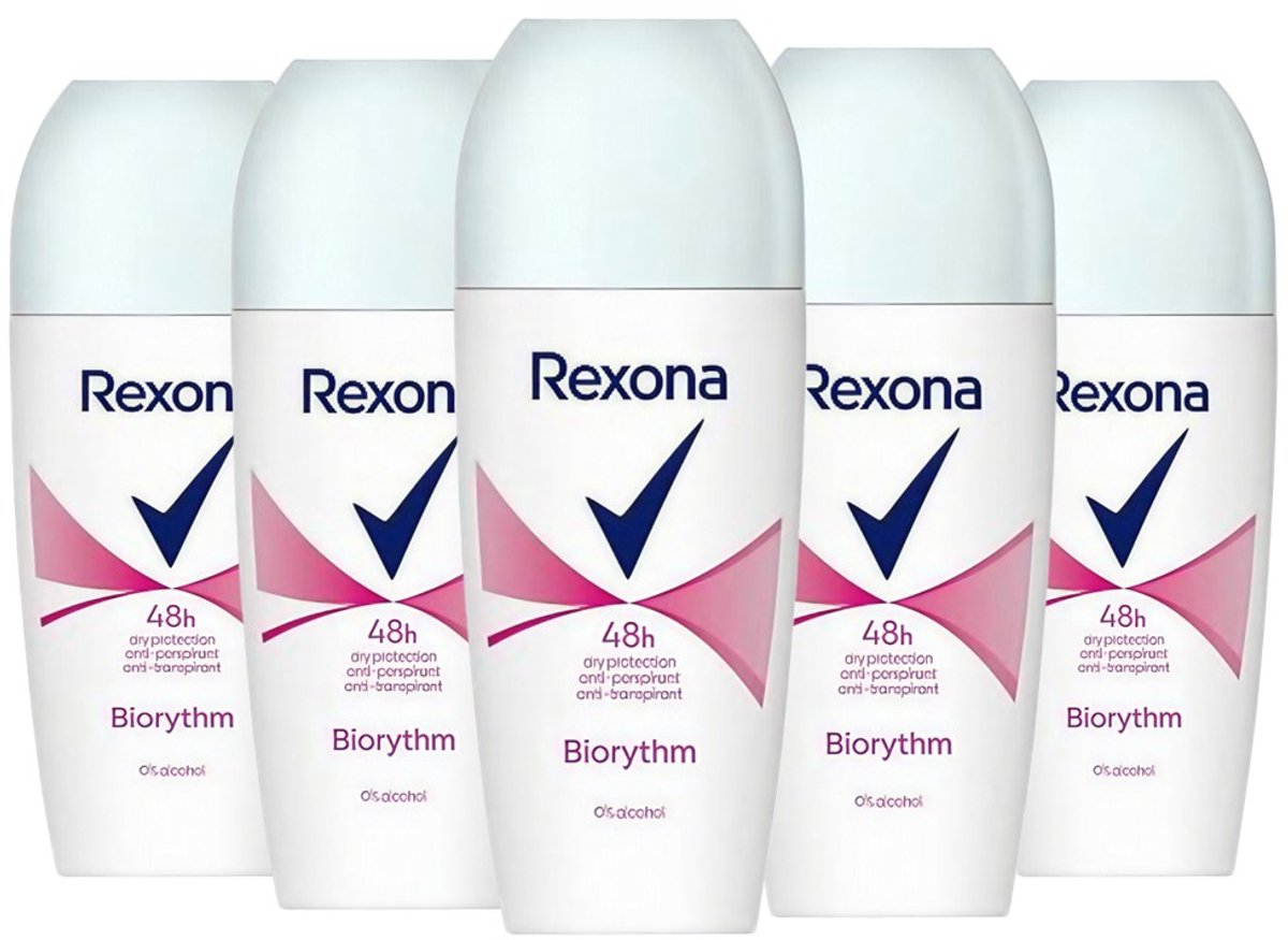 Rexona Deo Roller Biorytm - 5 x 50 ml