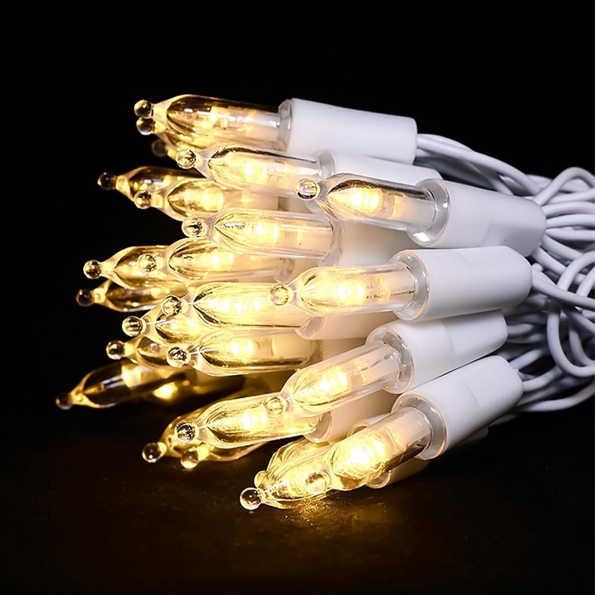 Mini Lichtsnoer met Batterij en Timer - Wit - 2,85 m - 20 LED Warmwit - Voor Binnen en Buiten