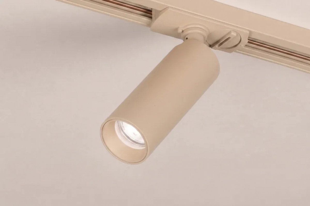 Lumidora Railspot 75814 - FELICIA - GU10 - Beige - Metaal - ⌀ 4 cm