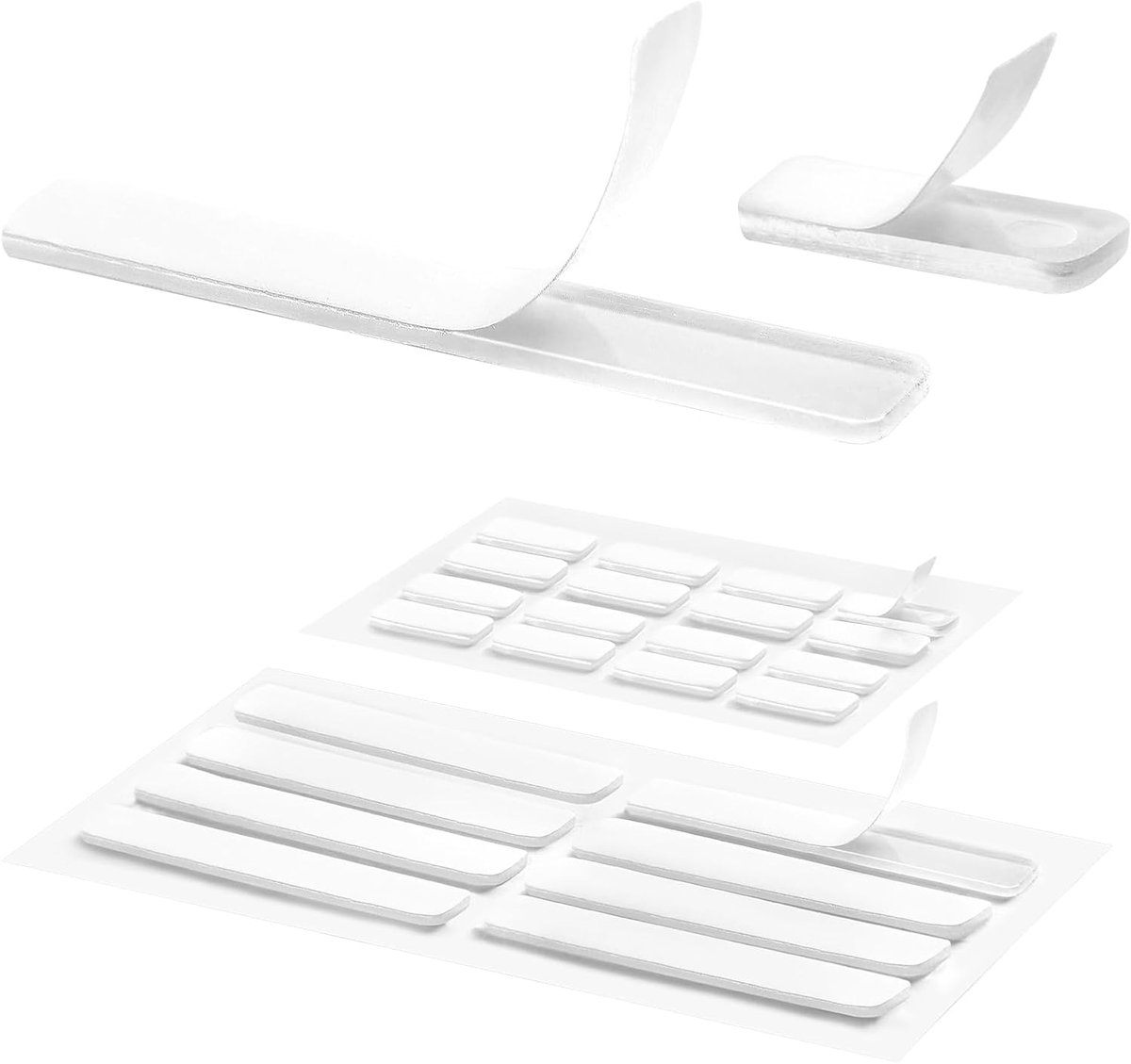 24 stuks vervangende plakstrips, set van 2 plakpads, dubbelzijdige vervanging, plakpads, parkeerklok voor plakstickers, glas, elektrische parkeerschijf, parkeerklok, voorruit