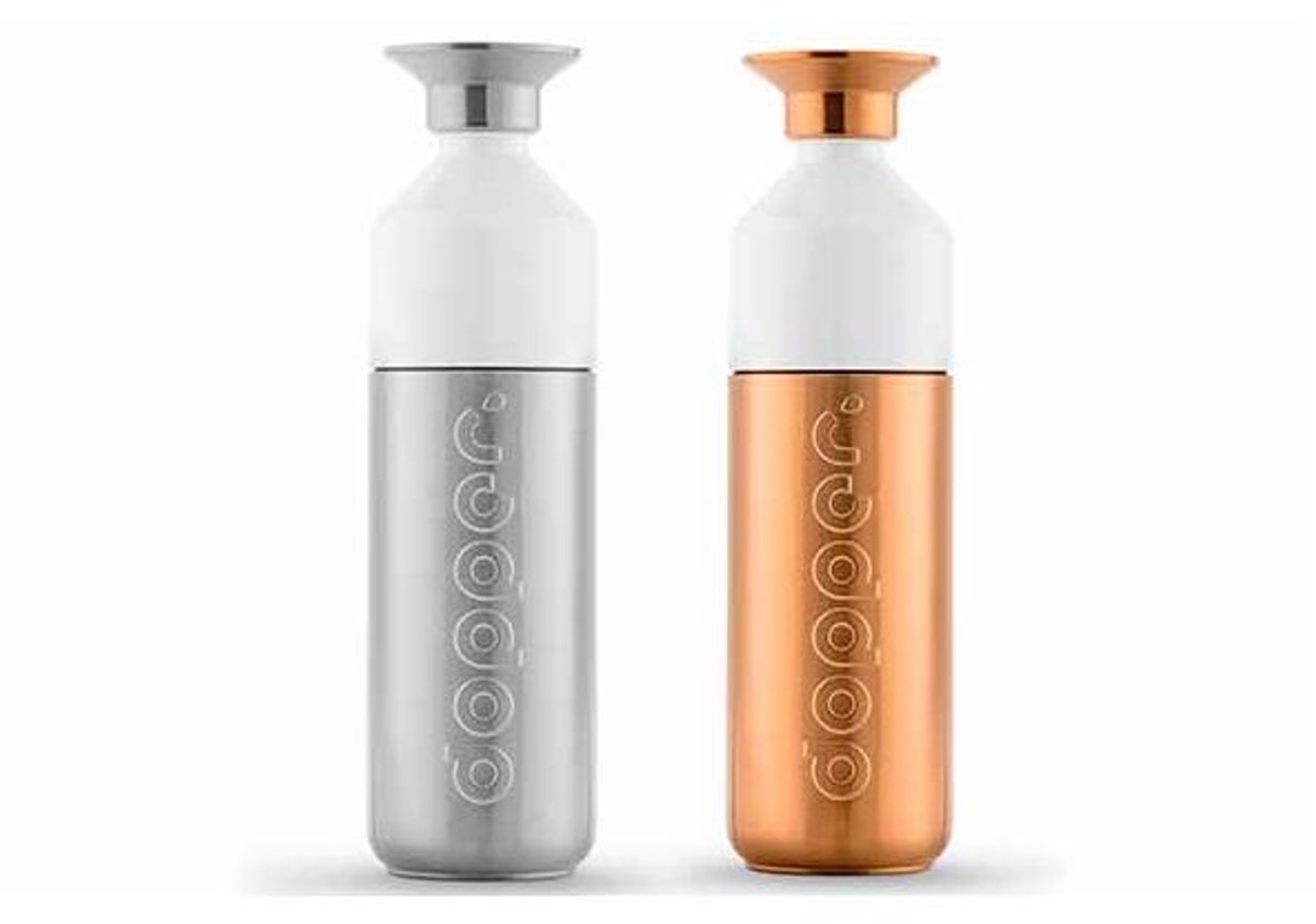 Dopper Steel Gourde800ml Brons Zilv 2dlg