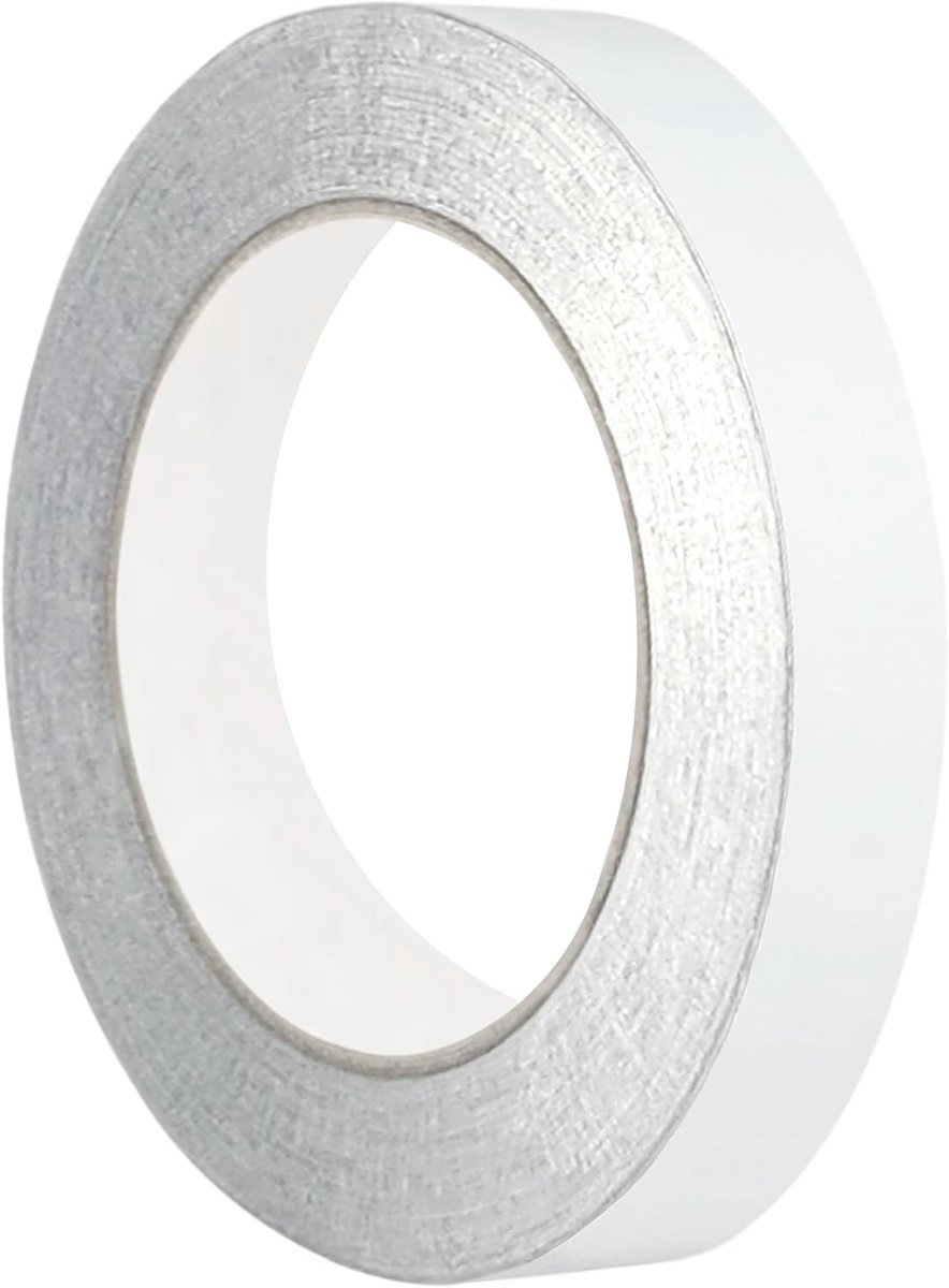 plakband, zelfklevend, ventilatietape, zilver, voor het afdichten van verbindingspunten, aluminium tape, afmetingen naar keuze, 12 mm x 50 m