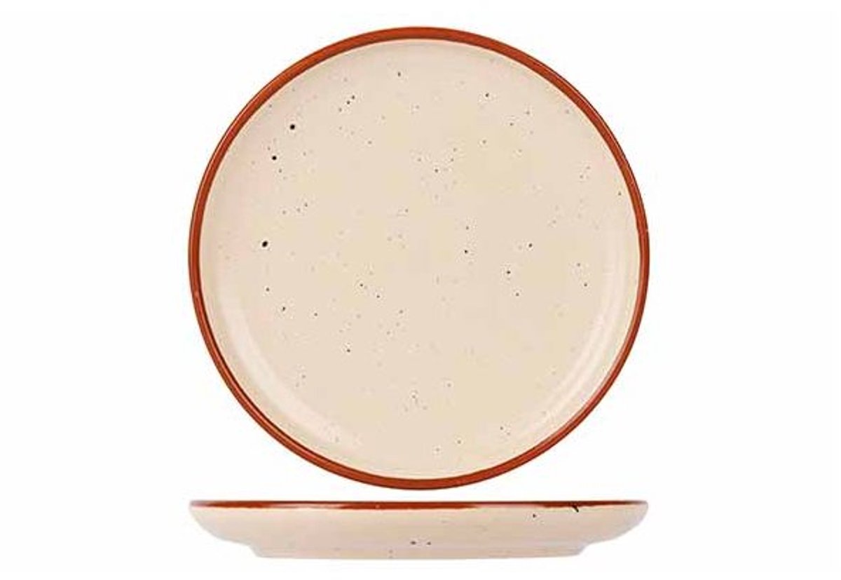 Artisan Cream Plat Bord D17cm Coupe
