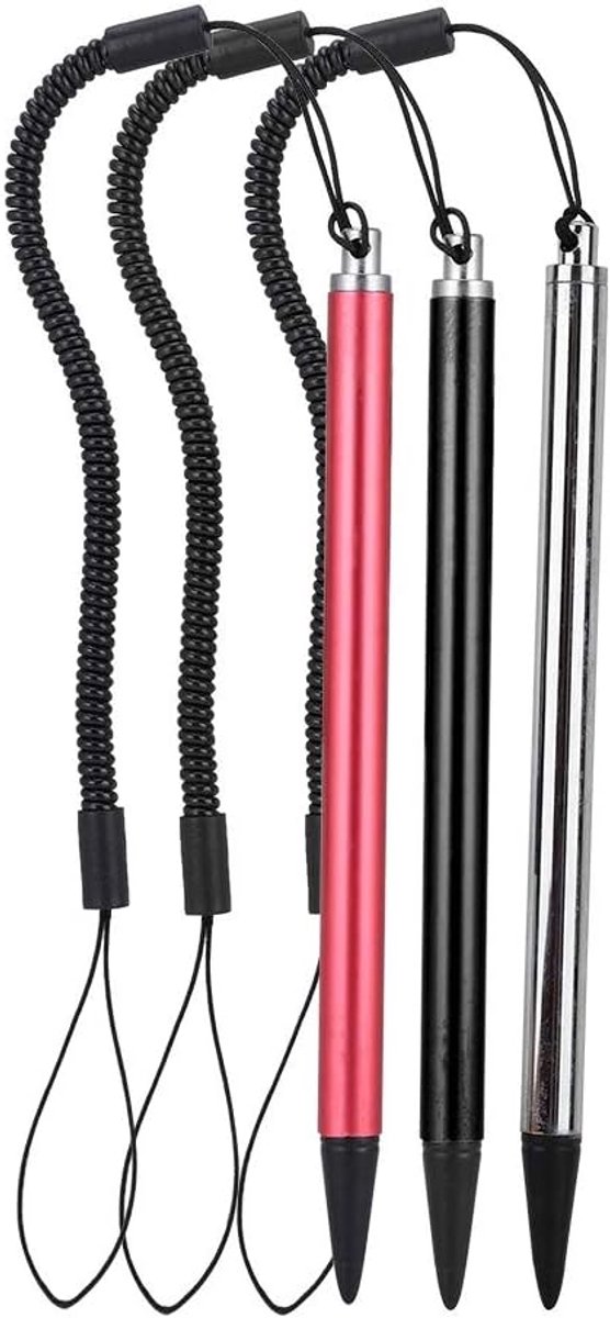 Pen for Screen , Stylus Pen, Resistive Hard-tip Pen with Spring Rope for All Resistive Touch Screen (zwart) — afbeelding 5